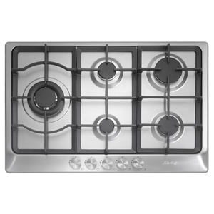 כיריים גז 5 להבות נירוסטה Sauter דגם SHE7250IX 