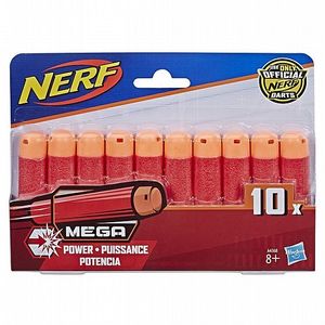 נרף - 10 חיצי ספוג סדרת מגה - NERF MEGA