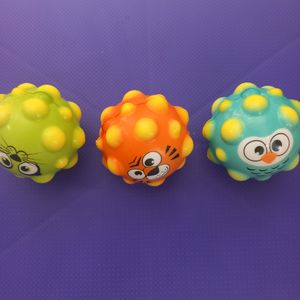 כדור קופץ ספוג חיות גודל 7 ס