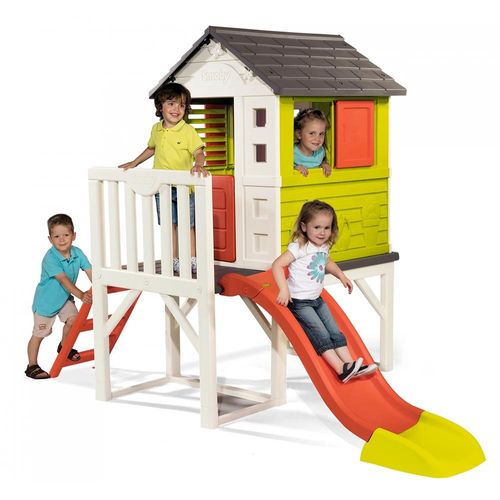 סמובי - בית על עמודים עם מגלשה - 810800 Smoby
