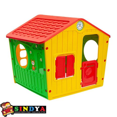 בית לחצר גליל צהוב אדום ירוק - סטארפליסט