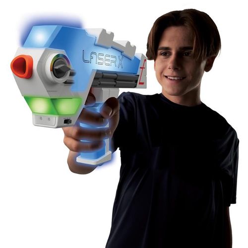 LASER X - זוג אקדחי משחק רבולושן בלי אפוד