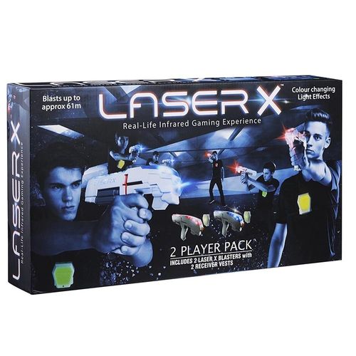 ערכת משחקי לייזר לשני שחקנים - ‏Laser X  88016