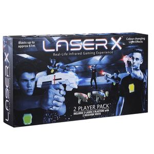 ערכת משחקי לייזר לשני שחקנים - ‏Laser X  88016