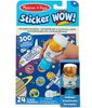 Sticker WOW! חוברת מדבקות 24 דפים עם מכשיר הדבקה אוטומטי ו 300 מדבקות - אסטרונאוט