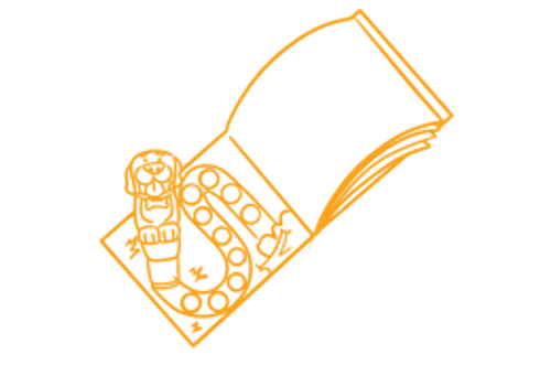 Sticker WOW! חוברת מדבקות 24 דפים עם מכשיר הדבקה אוטומטי ו 300 מדבקות - גלידה