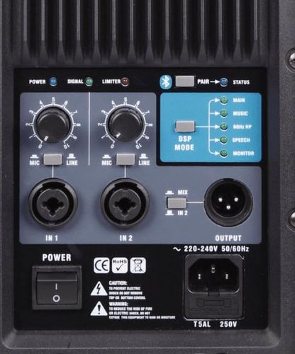 רמקול מוגבר BLG AUDIO BP15 1600W