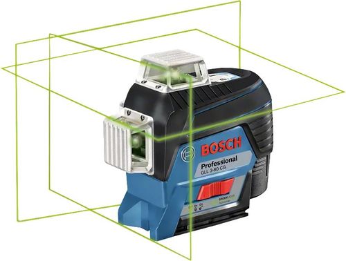 פלס לייזר צלב ירוק בוש BOSCH GLL 3-80 GC 1063.T00