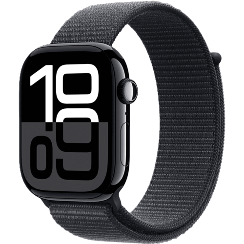 שעון חכם Apple Watch 10 GPS 42mm צבע שעון Black Aluminium צבע רצועה Ink Sport Loop