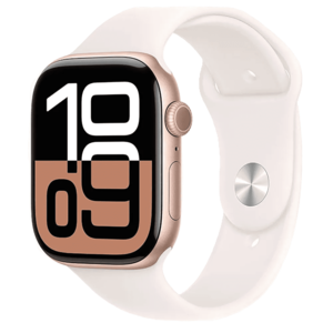 שעון חכם Apple Watch 10 GPS 42mm צבע שעון Rose Gold Aluminium צבע רצועה Blush Sport Band גודל S/M