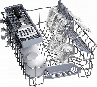 מדיח כלים ‏צר לבן צג דיגיטלי Bosch SPS2IKW00G 