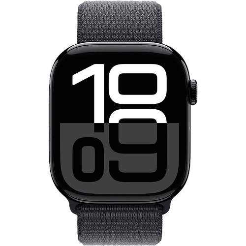 שעון חכם Apple Watch 10 GPS 46mm צבע שעון Black Aluminium צבע רצועה Ink Sport Loop