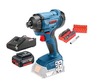 מברגת אימפקט נטענת BOSCH GDR 18V-160 + סוללה 5 אמפר + מטען + סט ביטים 33 יח 