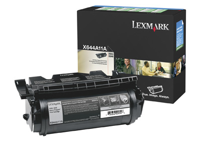 טונר שחור Lexmark Toner X644A11E