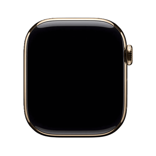 שעון חכם Apple Watch 10 GPS+Cellular 42mm צבע שעון Gold Titanium צבע רצועה Starlight Sport Band גודל S/M