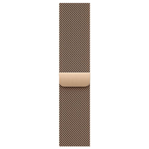 שעון חכם Apple Watch 10 GPS+Cellular 42mm צבע שעון Gold Titanium צבע רצועה Gold Milanese Loop