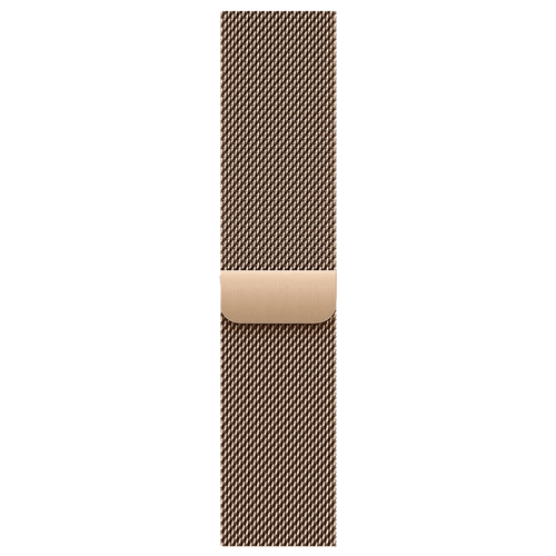 שעון חכם Apple Watch 10 GPS+Cellular 46mm צבע שעון Gold Titanium צבע רצועה Gold Milanese Loop גודל M/L