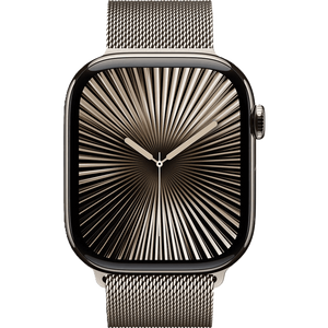 שעון חכם Apple Watch 10 GPS+Cellular 46mm צבע שעון Natural Titanium צבע רצועה Natural Milanese Loop גודל M/L