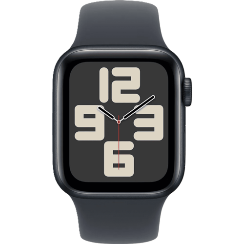 שעון חכם Apple Watch SE 2024 GPS 40mm צבע שעון Midnight צבע רצועה Midnight Sport Band גודל S/M