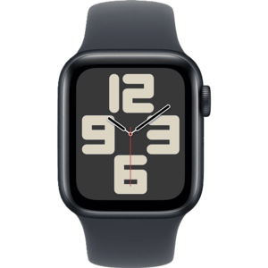 שעון חכם Apple Watch SE 2024 GPS 40mm צבע שעון Midnight צבע רצועה Midnight Sport Band גודל S/M