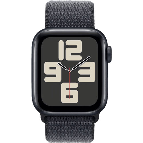 שעון חכם Apple Watch SE 2024 GPS 40mm צבע שעון Midnight צבע רצועה Ink Sport Loop