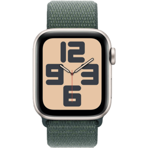 שעון חכם Apple Watch SE 2024 GPS 40mm צבע שעון Starlight צבע רצועה Lake Green Sport Loop