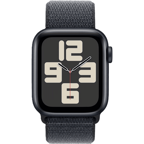 שעון חכם Apple Watch SE 2024 GPS 44mm צבע שעון Midnight צבע רצועה Ink Sport Loop