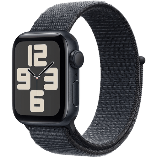 שעון חכם Apple Watch SE 2024 GPS 44mm צבע שעון Midnight צבע רצועה Ink Sport Loop
