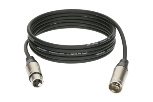 כבל למיקרופון XLR-XLR, אורך 10 מ', דגם GRG1FM10.0 מבית KLOTZ