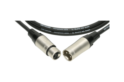 כבל למיקרופון XLR-XLR, אורך 10 מ', דגם GRG1FM10.0 מבית KLOTZ