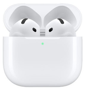 אוזניות ‏אלחוטיות Apple AirPods 4 MXP63LL/A כולל מארז טעינה בחיבור USB-C