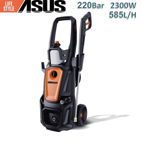 מכונת שטיפה בלחץ גרניק דגם AL6250P עם לחץ 220 בר, מנוע 2300W ומשאבת פולי קרבונט. כוללת גלגלים, מיכל מקציף וזרוע מתכוונת לניקוי מקצועי