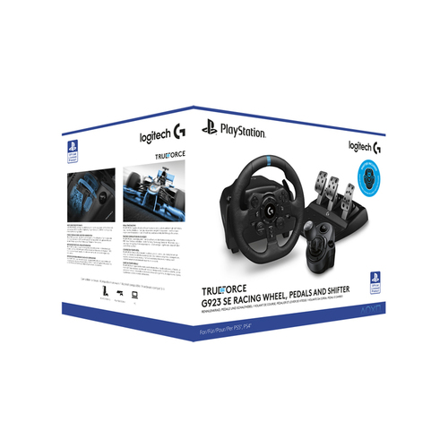 הגה LOGITECH G923 Wheel – PS4/PS5/PC כולל שיפטר + Logitech Shifter