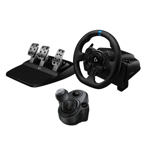 הגה LOGITECH G923 Wheel – PS4/PS5/PC כולל שיפטר + Logitech Shifter