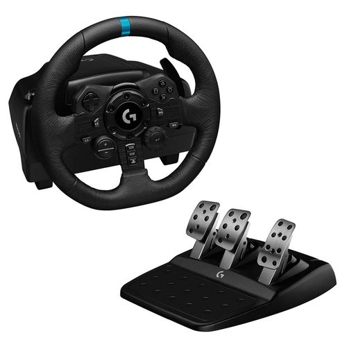 הגה LOGITECH G923 Wheel – PS4/PS5/PC כולל שיפטר + Logitech Shifter