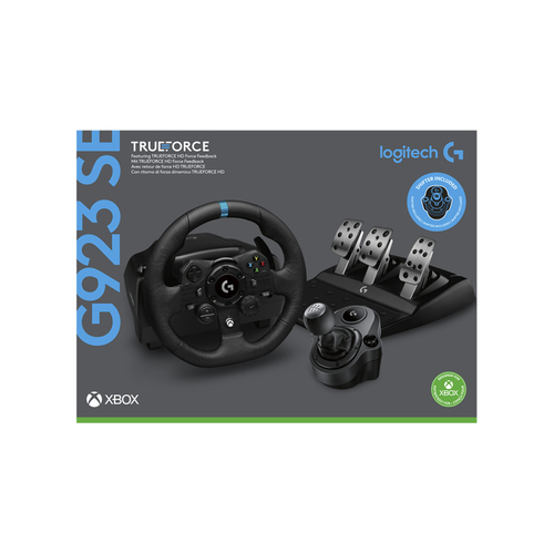 הגה LOGITECH G923 Wheel – XBOX SERIES X/S/ONE כולל שיפטר + Logitech Shifter