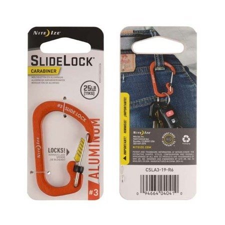קרבינר - Nite Ize - SlideLock® Carabiner Aluminum #3