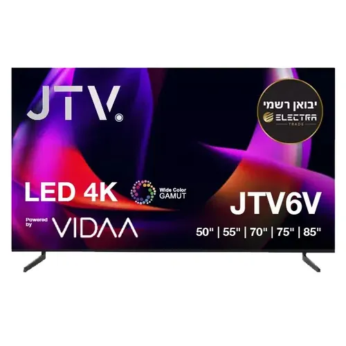   JTV טלוויזיה 55JTV6V 4K Ultra HD