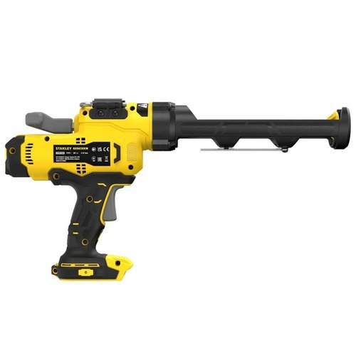 אקדח סיליקון/דבק נטען STANLEY FATMAX V20 למחסנית 310 מ״ל | גוף בלבד | דגם SFMCE600B-XJ