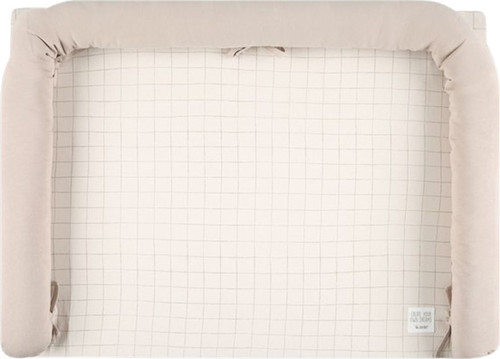 משטח החתלה לשידה עם כיסוי 100% כותנה ג'רזי Sketch & Grid - אבן משבצות
