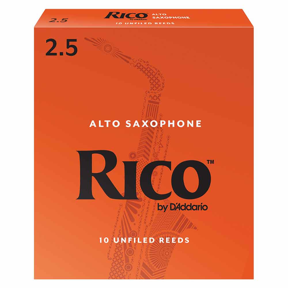 10 עלים Rico לסקסופון אלט Eb מספר 2.5