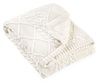 שמיכה סרוגה דו צדדית 75/100 COZY אופוואיט לורה סוויסרה