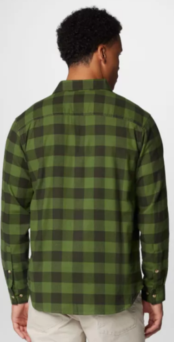 חולצת פלנל לגברים CORNELL WOODS FLANNEL LS ירוק - Columbia