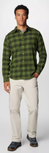 חולצת פלנל לגברים CORNELL WOODS FLANNEL LS ירוק - Columbia