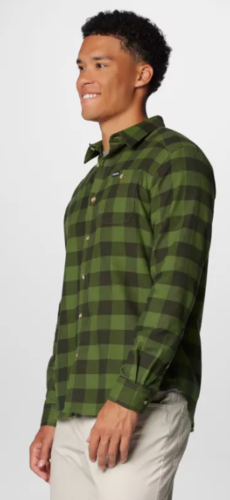 חולצת פלנל לגברים CORNELL WOODS FLANNEL LS ירוק - Columbia