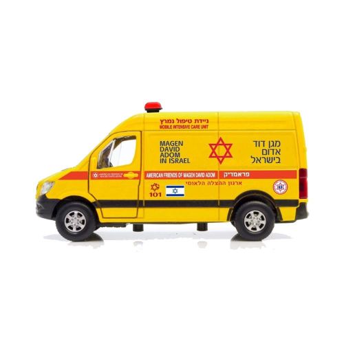 רכב מגן דוד אדום בישראל אמבולנס מדא טיפול נמרץ אמבולנס - WELLY