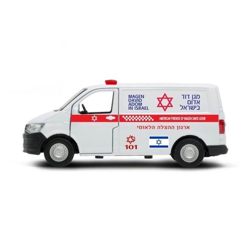 רכב מגן דוד אדום בישראל לבן אמבולנס ישראלי - WELLY
