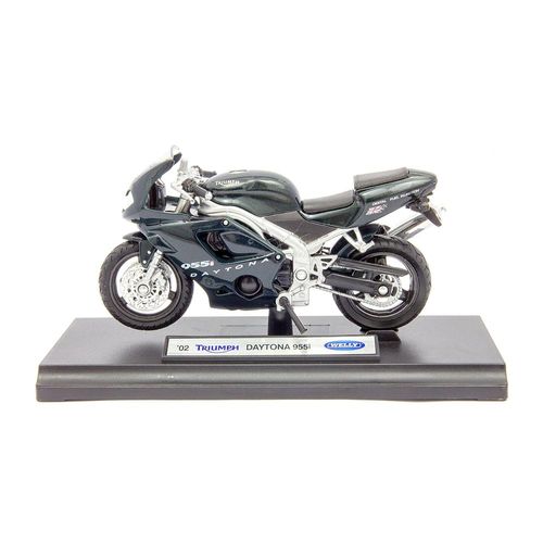 וילי - אופנוע טריומף דייטונה - WELLY 2002 TRIUMPH DAYTONA 955i 1:18