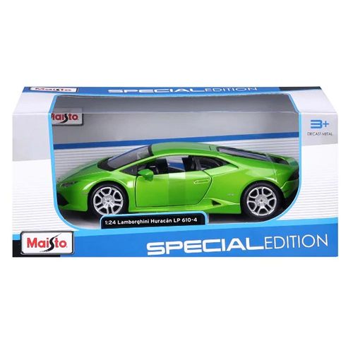 מאיסטו - דגם מכונית למבורגיני הורקאן ירוק - Maisto Lamborghini huracan LP610-4 1:24