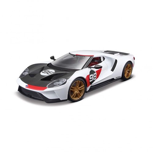 מאיסטו - מכונית פורד גי טי - Maisto 2021 Ford GT Heritage Edition 1:18